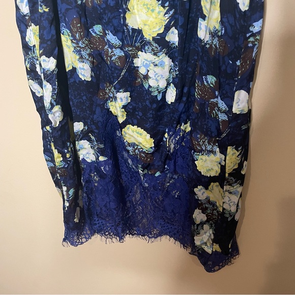 Free People Sunfade Floral Slip Dress in Night Combo Size L NEW - Picture 12 of 13